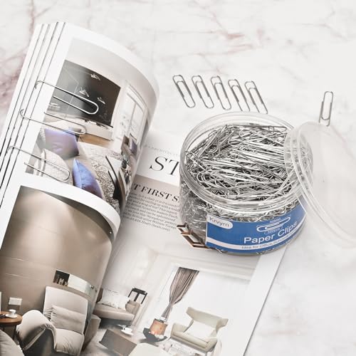 image for Krvyrn Jumbo Paper Clips,Large PaperClips,320 Pcs Paperclip,Extra Larg