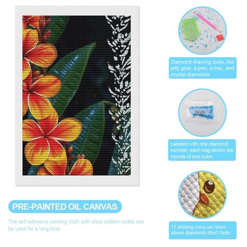 Art diamant adulte kit complet cadeau créatif fleurs - 3