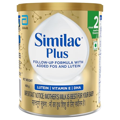 Image of Similac Infant Plus Stage 2 Follow-Up Formula Powder from 6 to 12 Months 400G Tin with Hmo, Supports Baby's Immunity and Brain Development