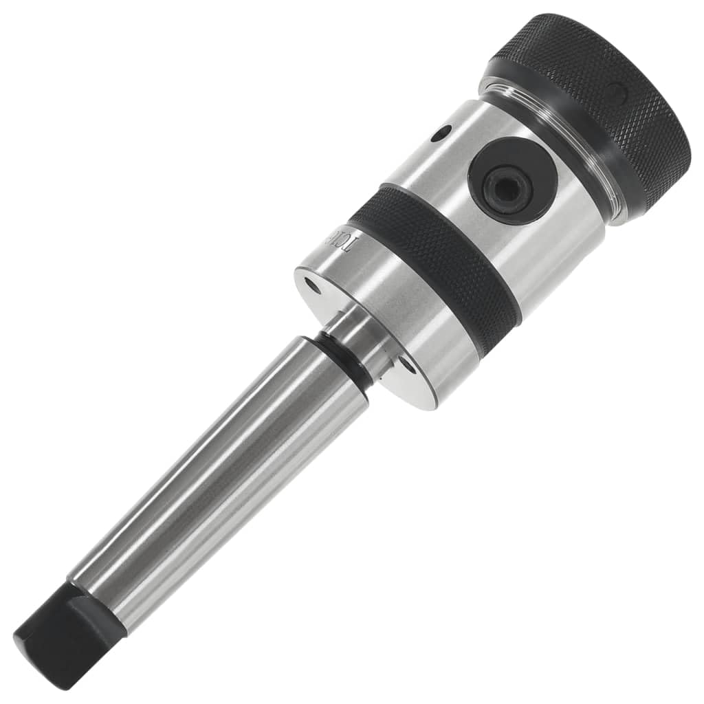 vidaXL Tapping Chuck B18 with MT3 Shank for Internal Thread M3-M16 Hardware Thread Cutting Machine Tool Tapping Head with Spanner Steel
