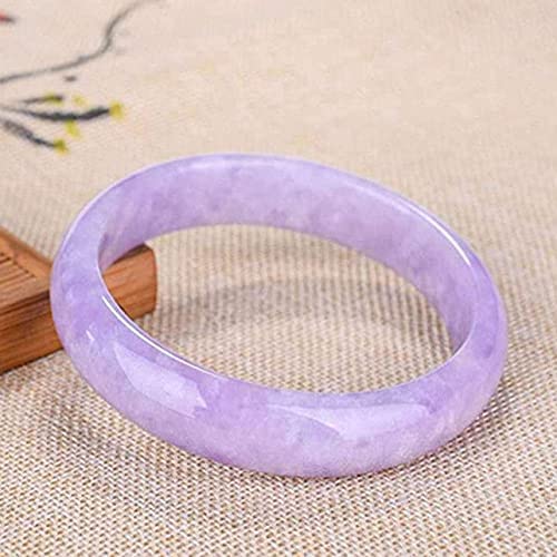 翡翠バングル　紫色 Amazon | ラベンダー翡翠バングルブレスレット、女性用、天然本物の