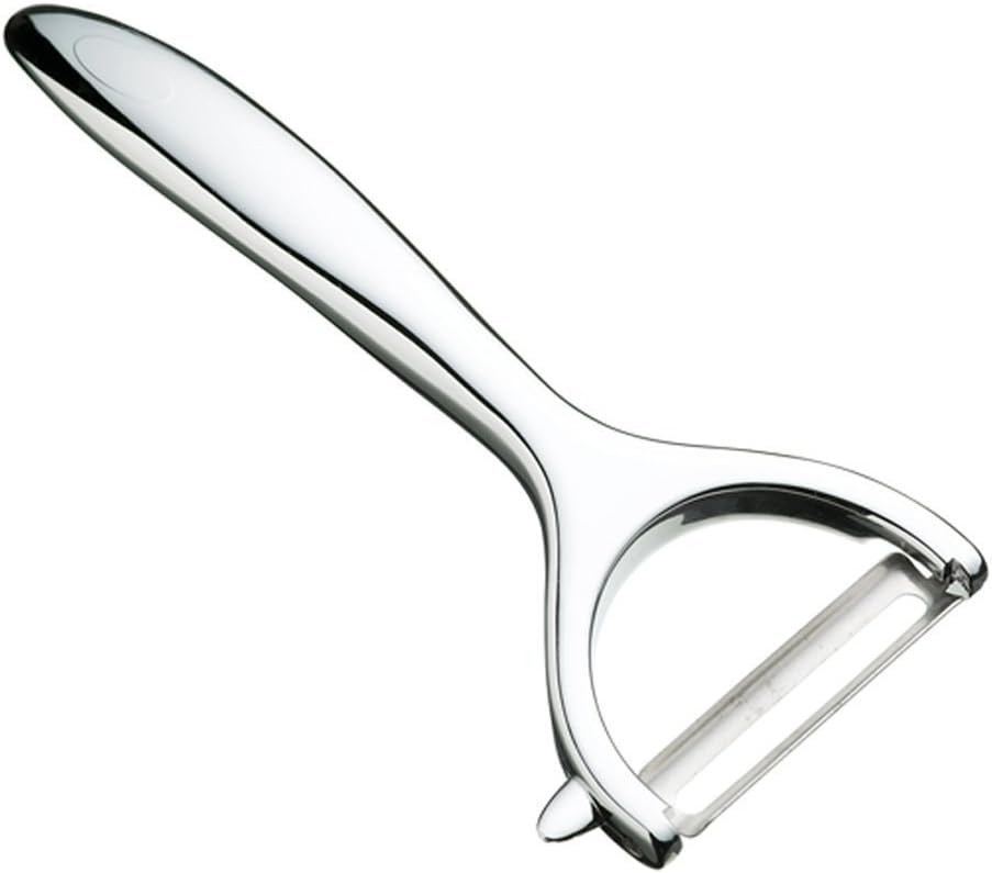 MasterClass 'Y' Potato Peeler, Stainless Steel Vegetable Peeler for Kitchen with Swivel Blade and Ergonomic Handle, Dishwasher Safe, Silver