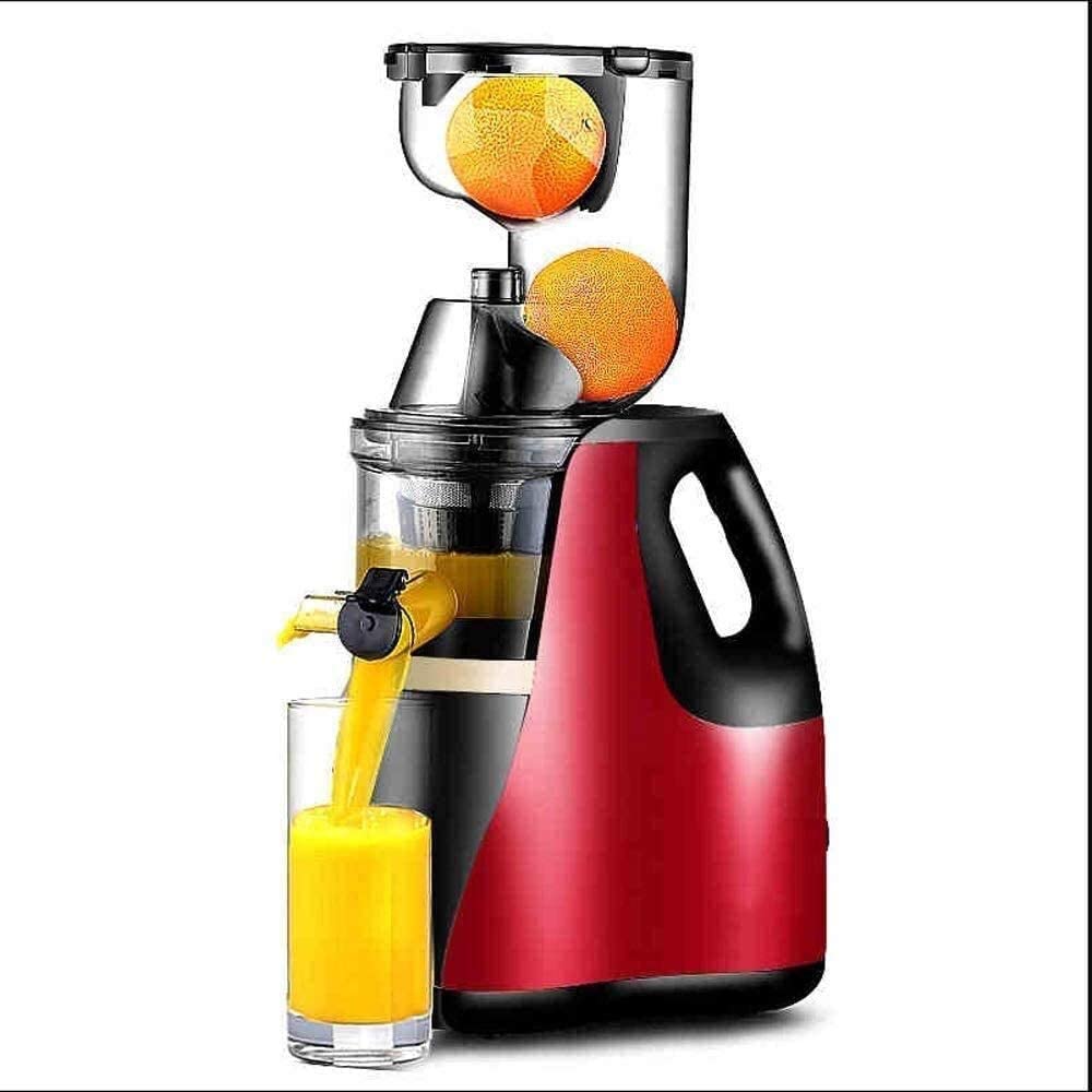 ERoomQ Slow Masticating Juicer Wide Chute Juice Extractor Machine with Quiet Motor/Reverse Function/Juice Jug and Clean Brush BPA-Free
