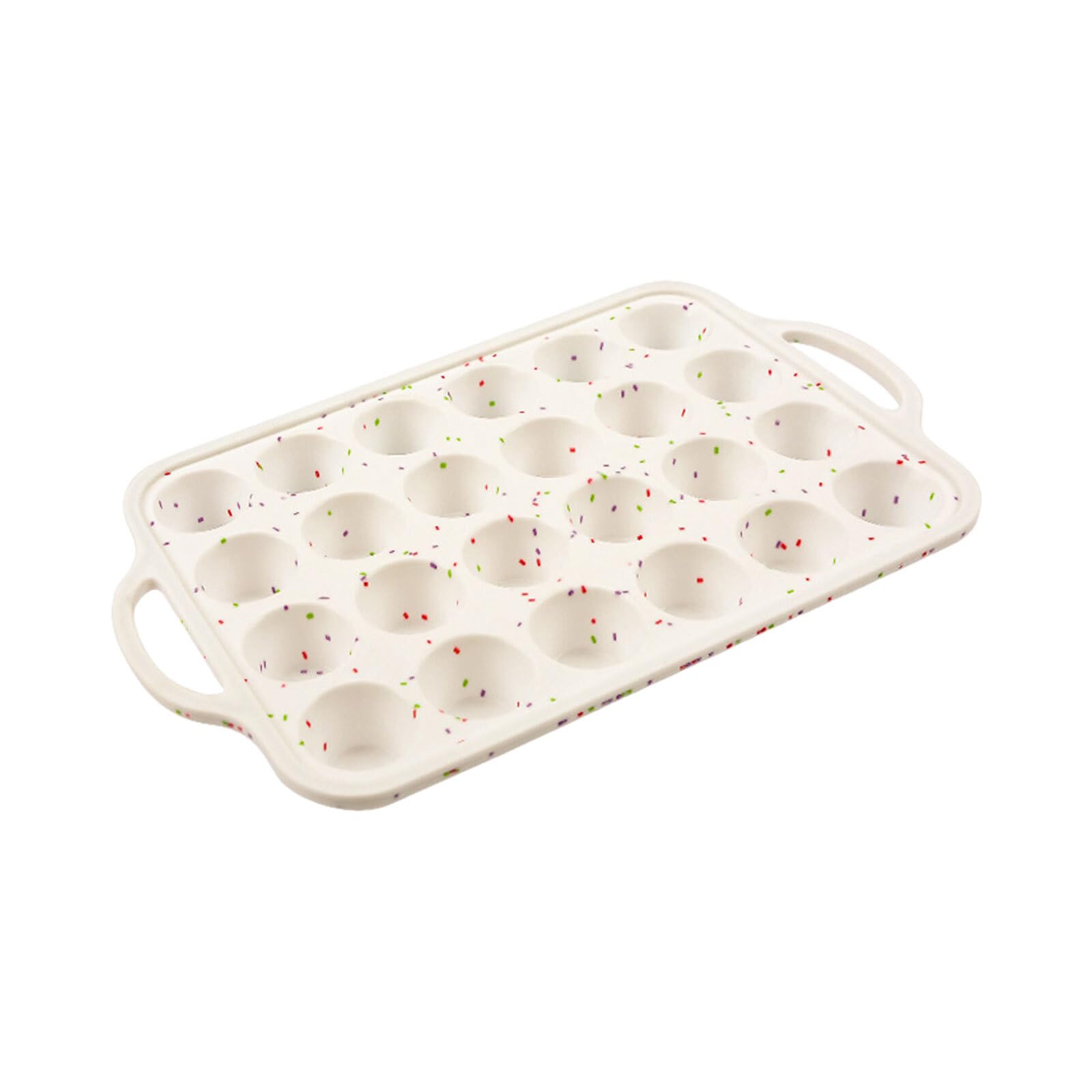 Mini moldes para cupcakes, silicona de calidad alimentaria, Mini moldes para muffins seguros y saludables, molde de silicona para Mini muffins, Gel de sílice, color arroz