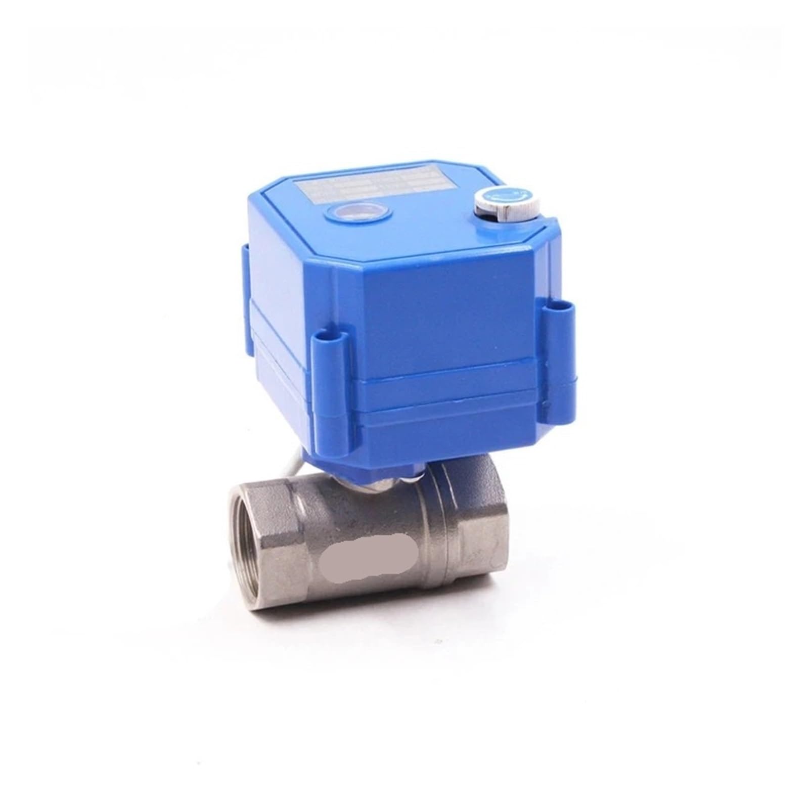 Válvula de bola eléctrica 1/2 con interruptor manual para control de flujo sin energía