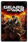 Gears of War Game Poster Video Game Wall Art Gift, Metal Tin Sign 8x12 Inch