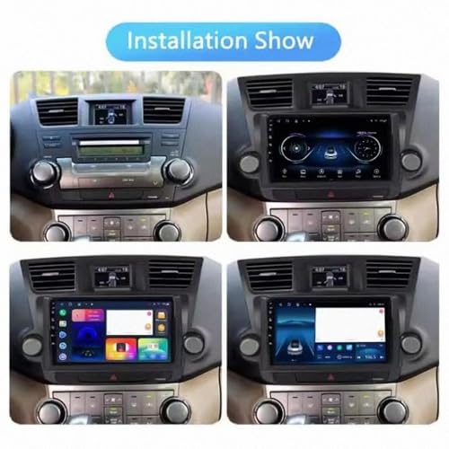 Car Play portátil para Toyota Highlander 2009-2012, comparte viajes con música y mapas GPS 2