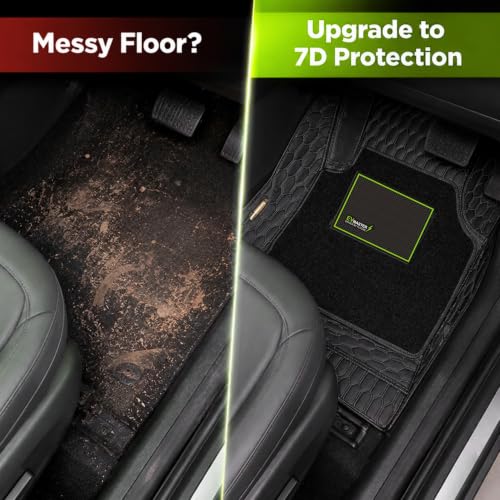 Image of EV MASTER 7D Car Floor Mats for TATA Harrier Hybrid (2026 Onwards) Complete Set | All Weather | Anti-Slip | Luxury Premium Car Mat | Full Coverage | Custom Fitted Car Foot Mats