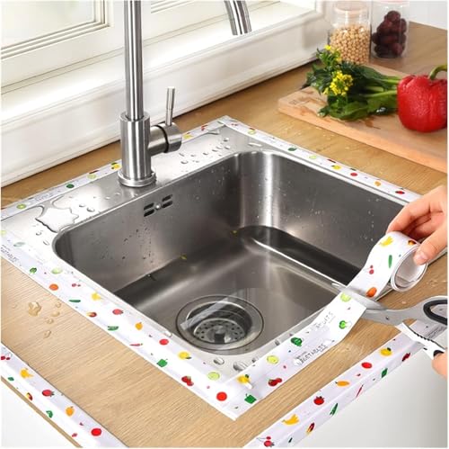 Image of Gadget Deals-waterprrof tape for kitchen sink | caulk tape | tape for kitchen basin | kitchen sink tape waterproof | caulk tape waterproof self adhesive