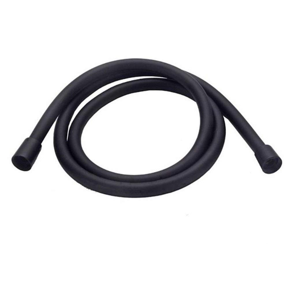 Austausch des Duschschlauchs, 1,5 m Duschschlauch, mattschwarz, PVC, Badezimmerrohr, Badezimmerrohre for Zuhause, Amp, einfacher DIY-Austausch