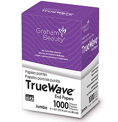 Graham Beauty Salon Truewave Jumbo End Paper 1000 Pack - HC-26067