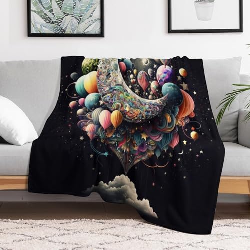 Couverture flannel planète chaude et durable pour canapé abîmé - 3