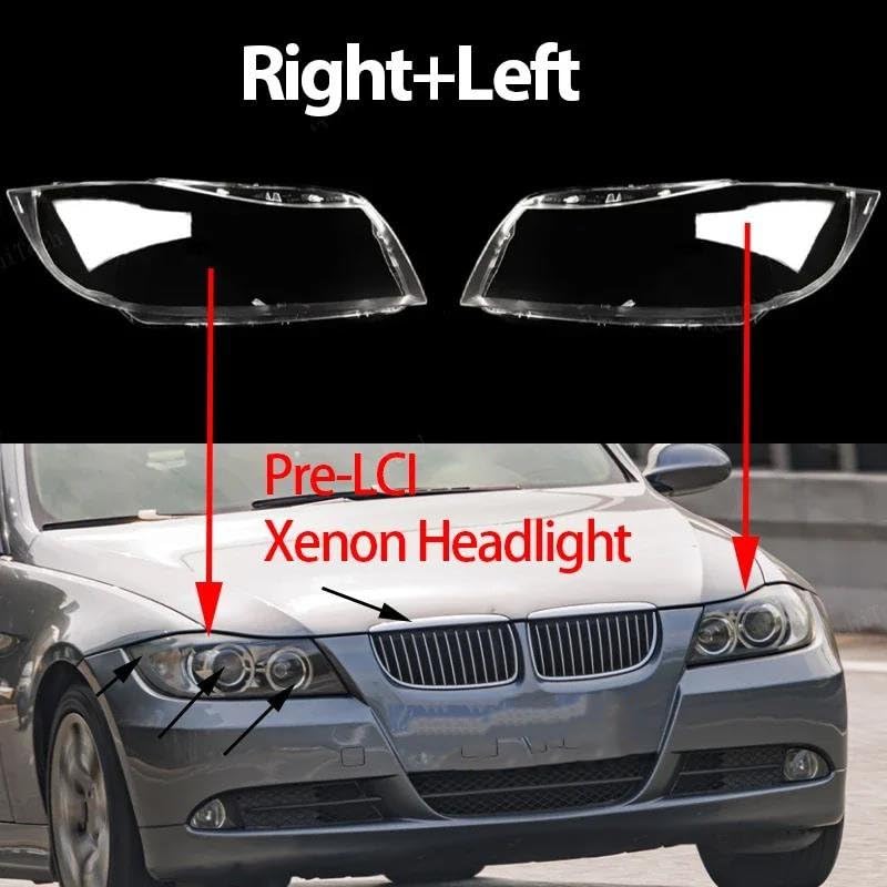 Coque phare avant pour BMW Série 3 E90 E91 Pré-LCI - 2