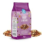 Marca Amazon - Happy Belly - Mezcla de fruta y frutos secos,4x200g