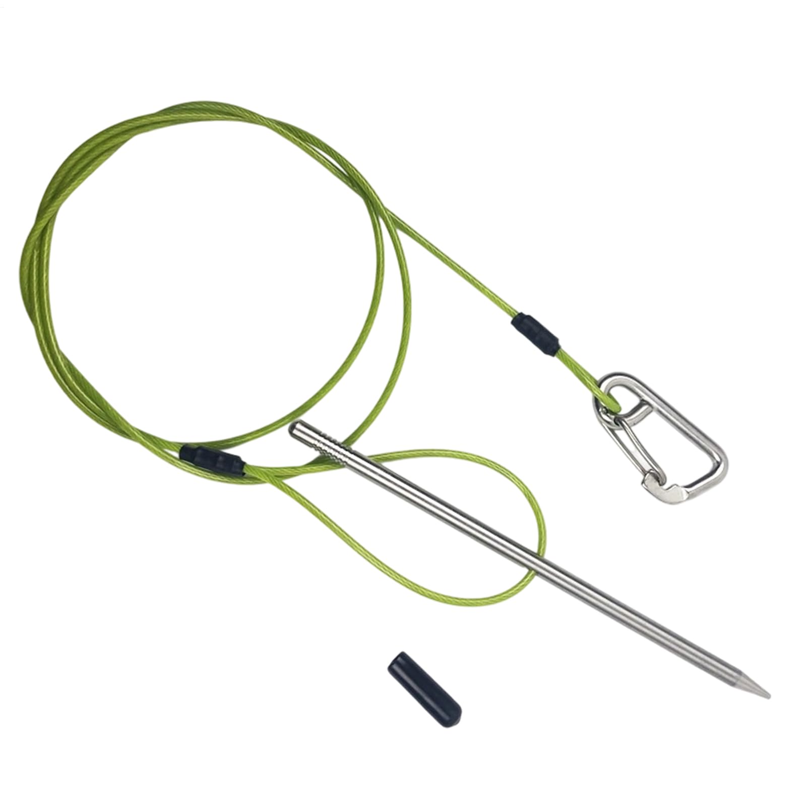 Cuerda de pesca resistente con mosquetón de seguridad para kayak estanque y río