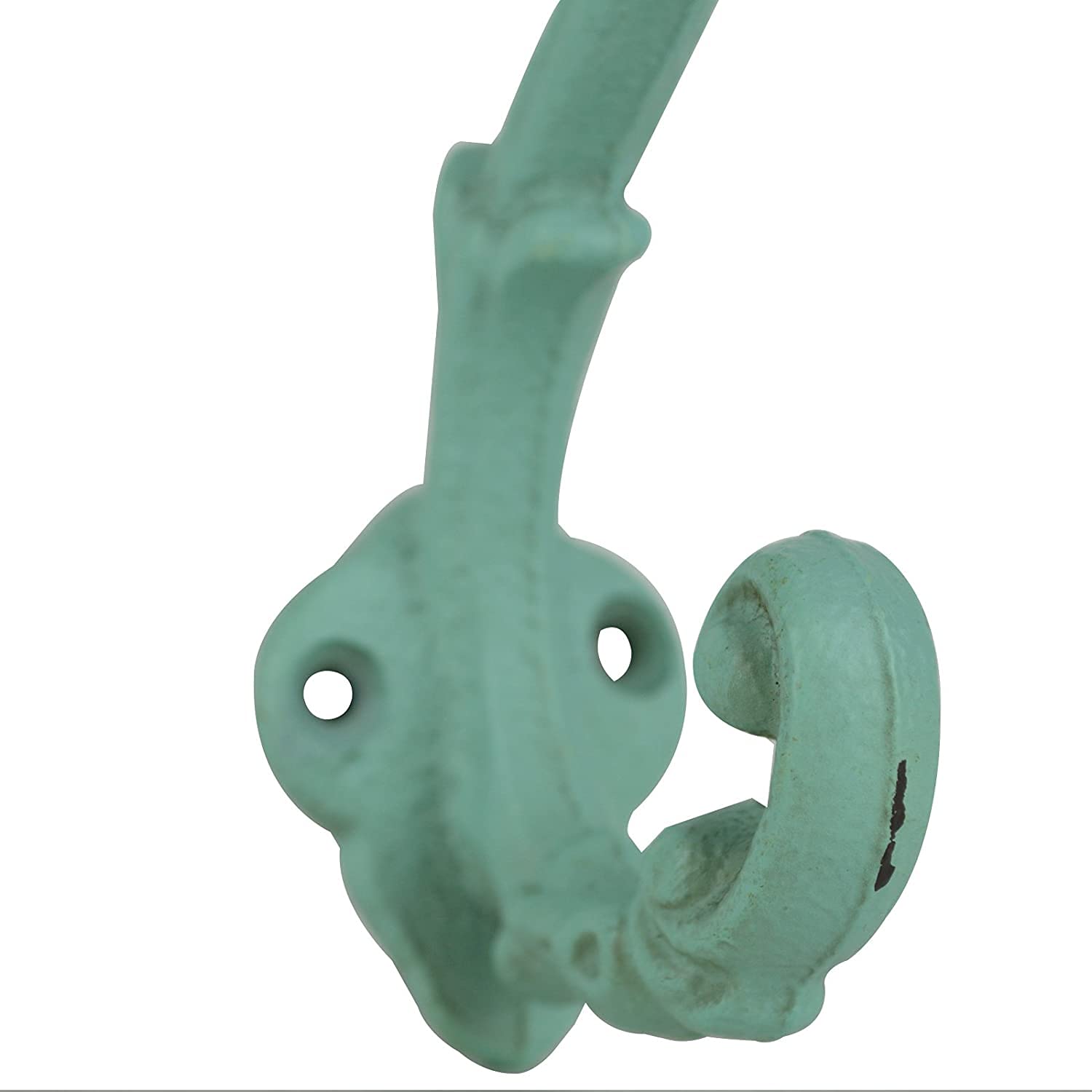 The Metal Magician Ganchos De Pared De Hierro Fundido Antiguo Estilo Clásico Para Abrigos, Bolsos, Toallas Y Sombreros (juego De 3) Negro