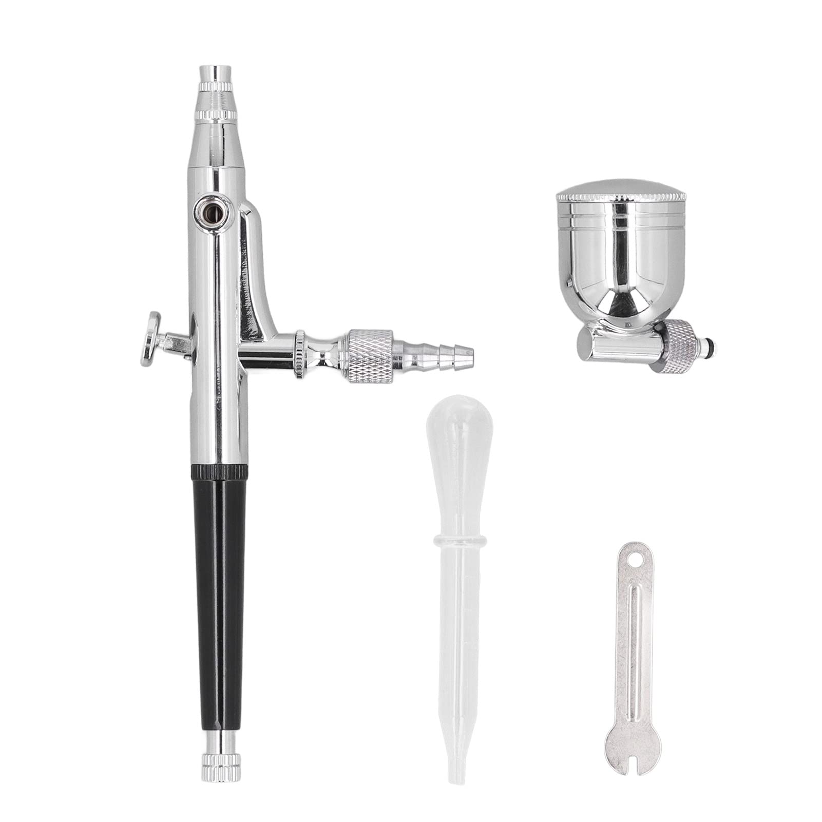 Pistolet à peinture double buse 0,2/0,3 mm en acier avec contrôle de pression 30 MPa