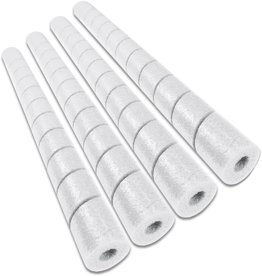 Oodles of Noodles SnakeWrap 4 Pack, Self-Tightening Foam Tube, BLUE (White, 22)
