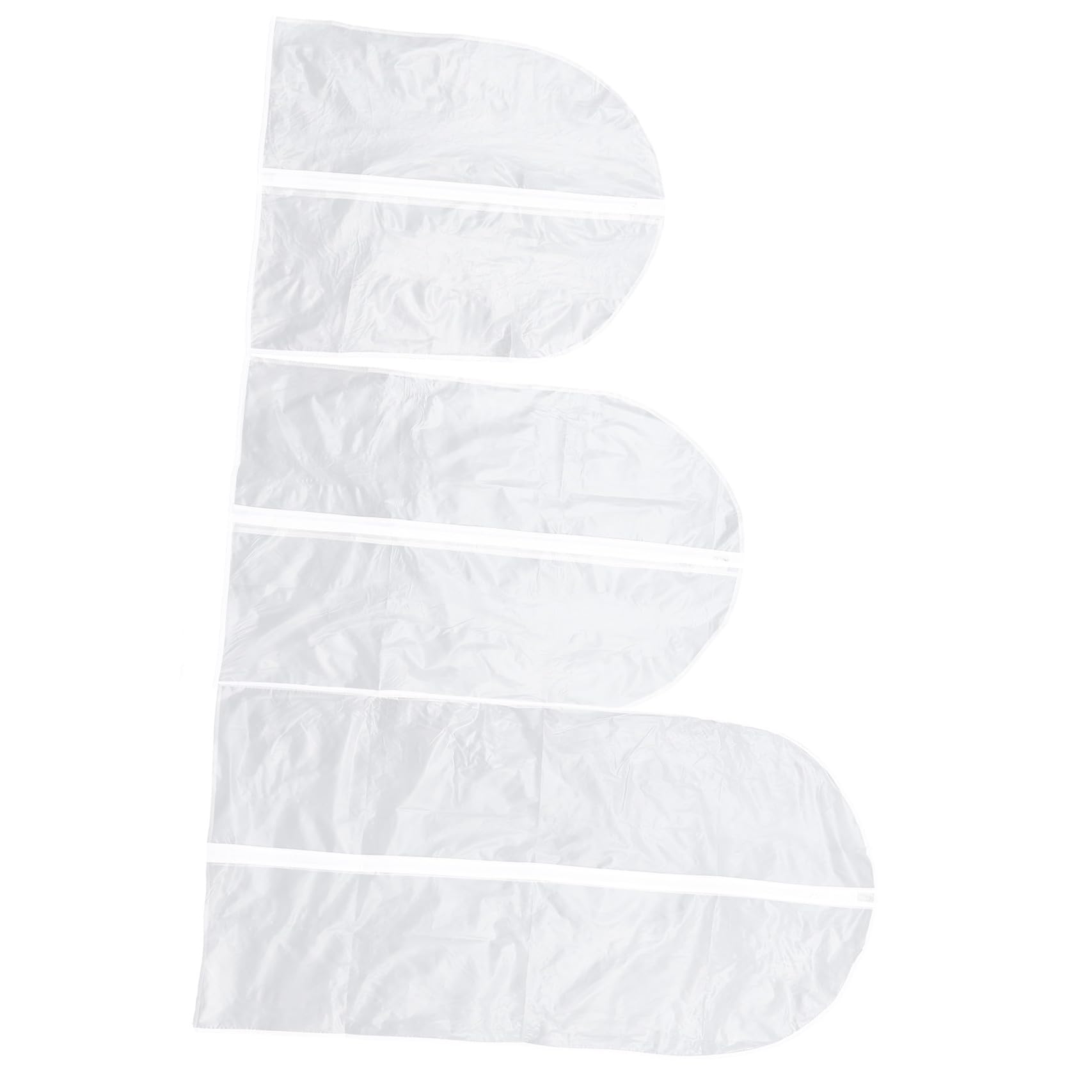Cabilock 10piezas Fundas Antipolvo Transparentes para Ropa Protectoras para Abrigos y Vestidos Fundas de Peva para Guardar Trajes y Ropa de Colgar