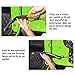 Aochuang Heavy Duty Door Limiting Strap for Jeep Wrangler JK JKU JL Gladiator JT 2007-2020, Adjustable Check Strap with Wire Harness Protection - 2 Pairs Black