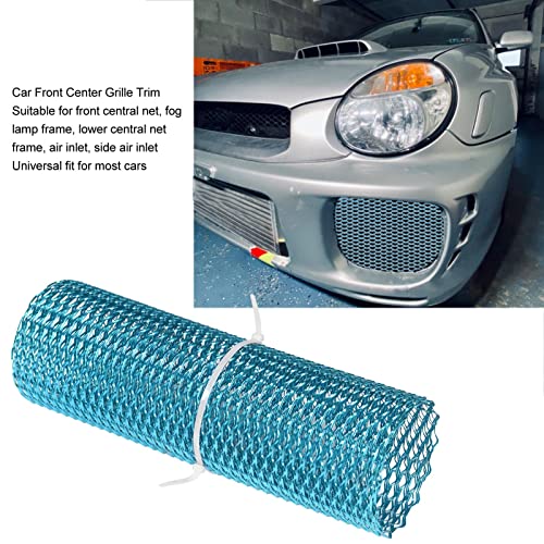 Yctze Car Front Center Grid Grille Rhombic Mesh Stable S Car Front Grille Guard Front Grille Guard Cover Black Car Front Grill Mesh Insert Car Front C (Blue) #TOP5