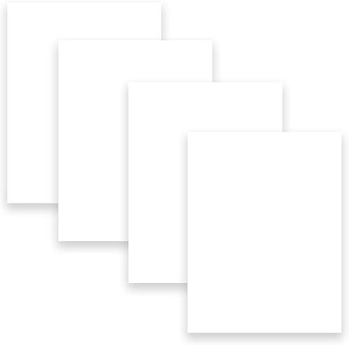 Cartulina mate lisa blanca de alta calidad de 5 x 7 pulgadas, cubierta 110# de 300 GSM, paquete de 100 unidades, fabricada en los Estados Unidos