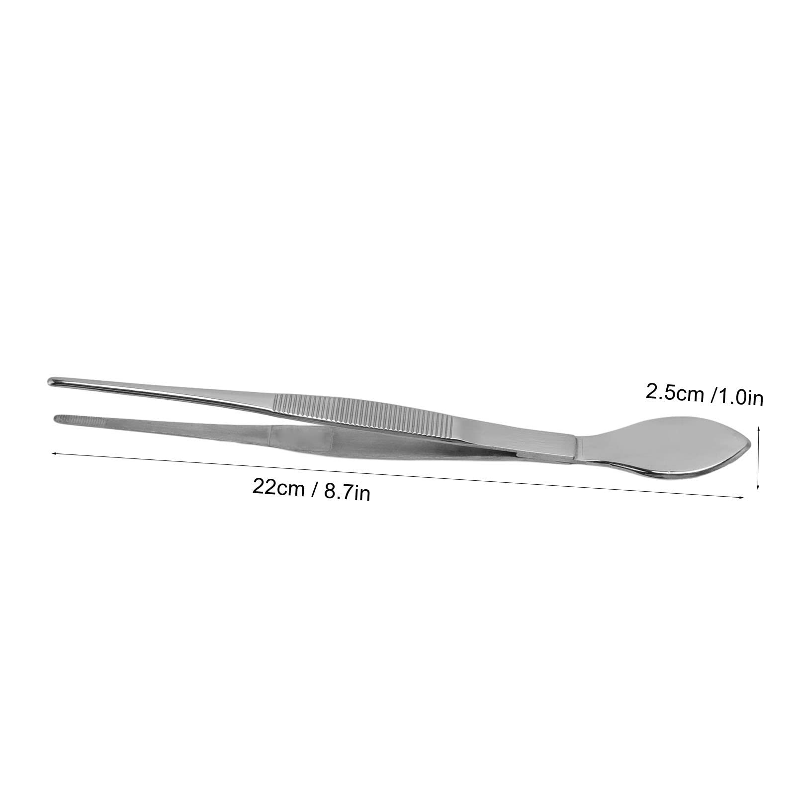NDNCZDHC Bonsai Tweezers 8.7in Long Tweezers Stainless Steel Craft Tweezers Bonsai Tools for Garden Loosening Spatula