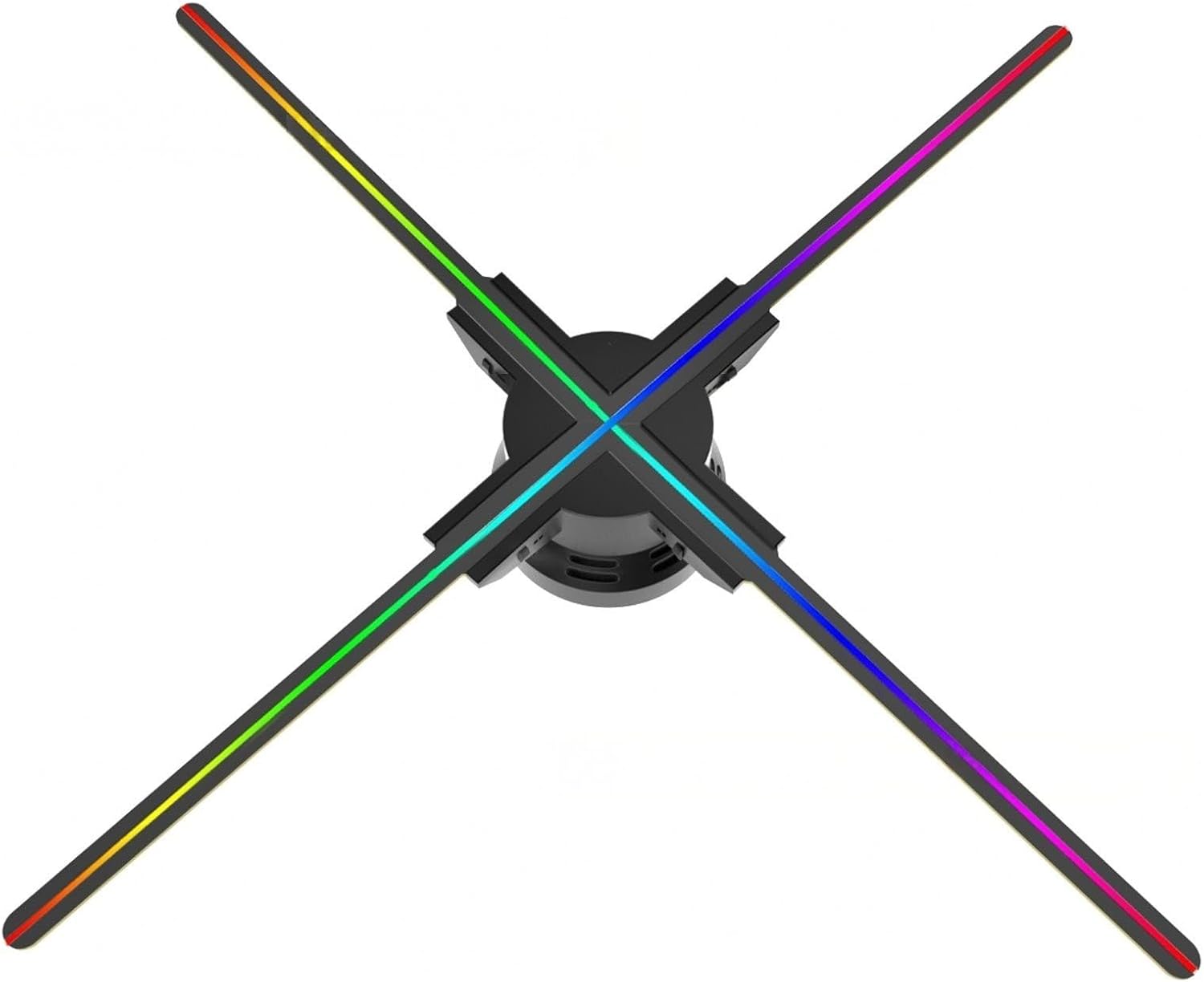 60cm 3D Holographic Projection WiFi Led Logo Light Player Remote Control Fan Advertising Lights Widely Applicable