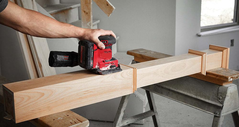 Milwaukee 2649-20 M18 18V 1/4" Cordless Orbital Sheet Sander – Bare Tool (Red)