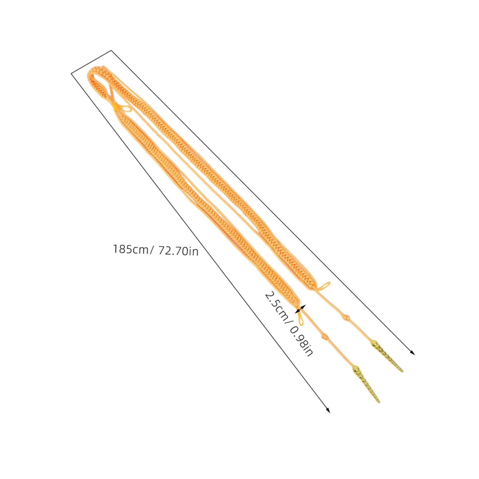 Ipetboom Braided Cord Shoulder Cord Army Gold Uniform Shoulder Pad Decorative Party Supplies