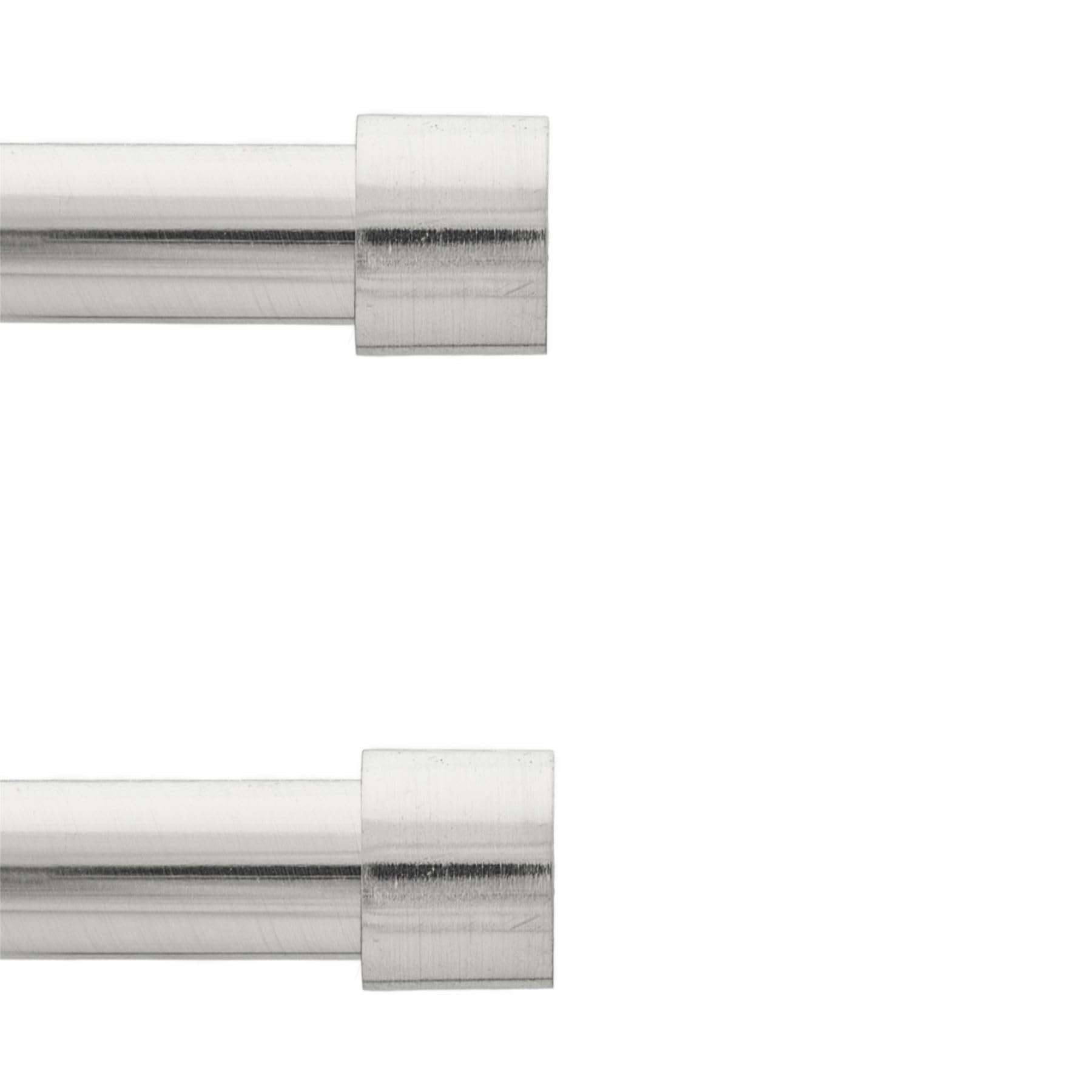 Ianpav Inox Curtain Rod Pole Finials Luna - 19 Mm - Durable Metal Construction - Pair