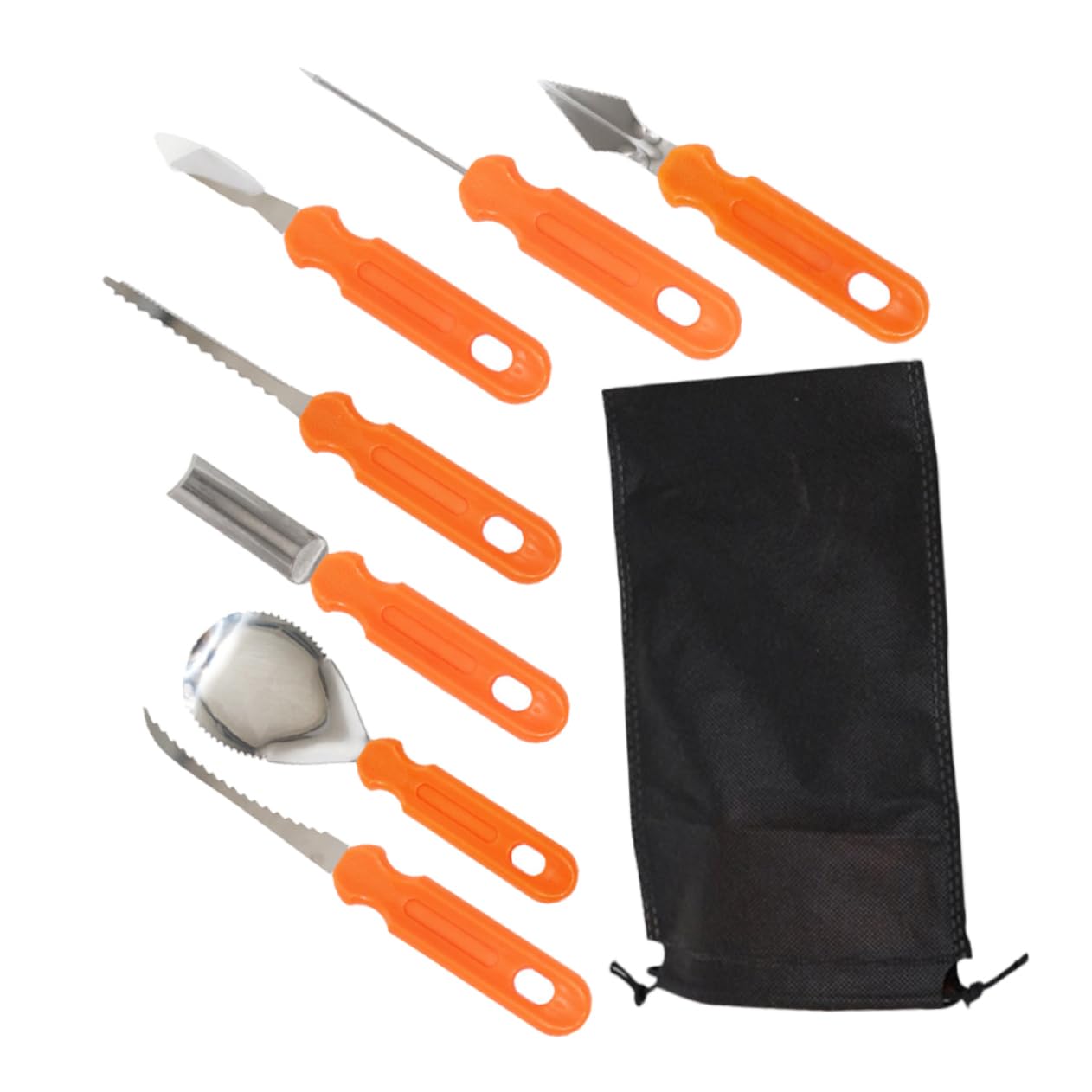 KALLORY 7 Pcs Creative Tools for Intricate Fruit and Vegetable Sculpting for Halloween Decorations and Seasonal Celebrations