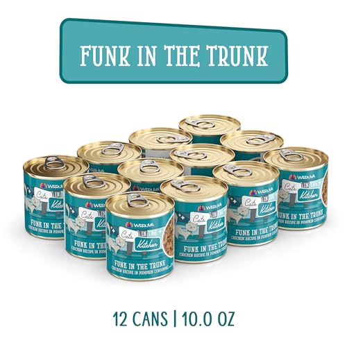 Image of Weruva Cats in The Kitchen, Funk in The Trunk Wet Cat Food, 10oz Can (Pack of 12)