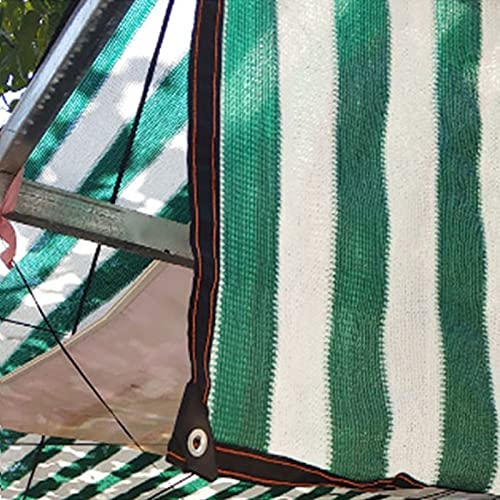 Vela de sombra de jardín con diseño de rayas para pérgolas de terrazas 6