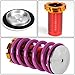DNA MOTORING - COIL-HC88-T11-PP DNA Motoring COILHC88T11PP Coilover Sleeve Kit [For 88-01 Honda Civic Del Sol CRX Acura Integra] Purple