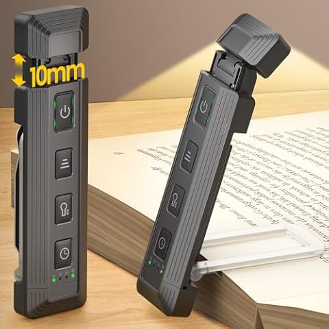 Glocusent Book Light with Flexible Head Cover
