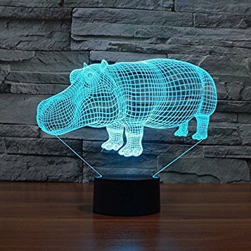 HPBN8 3D LED Motorrad-Licht – 7/16 Farben, Fernbedienung, USB-Betrieb, Für Dekoration & Geschenke