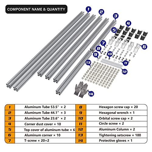 Nodoca TFT240910 Rug Tufting Frame Kit Newest Aluminum Metal Tufting Frame thumb #5