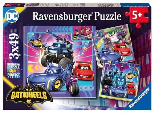 Puzzles 3x49 pièces : Appel à tous les Batwheels ! Ravensburger France - vue 7