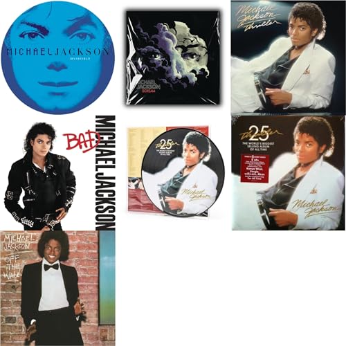 Invincible (2LP/Picture Disc) & Thriller (25Th Anniversary Edition/2LP/180G/Gatefold) & Thriller (Picture Disc) & Thriller (140G/Gatefold) & Bad (140G/Gatefold) & Off The Wall (140G/Gatefold) & Michael Jackson - Scream (2LP) (New LP Vinyl)