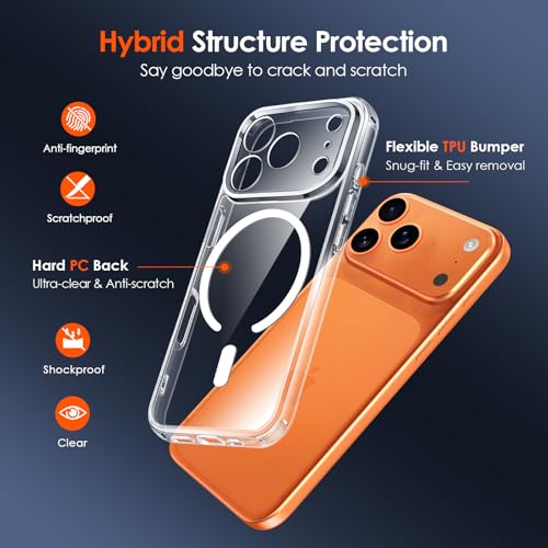 Étui iPhone 17 Pro transparent antichoc de protection haute définition - 2