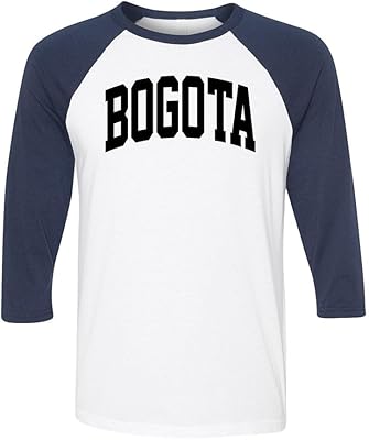 Bogota Collegiate Three-Quarter Raglan Sleeve Baseball Shirt Unisex X-Small White/Navy