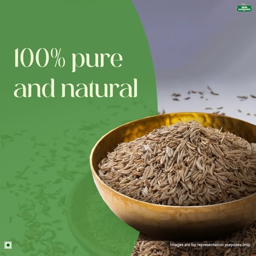 Image of Tata Sampann Cumin Seed (Jeera), Whole Spices, Natural Oils*, Rich Aroma, 200g (Pack of 2)