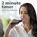 Philips Sonicare 4100 Rechargeable Electric Toothbrush, Advanced Plaque Removal, Pressure Sensor, Includes Brush Head Case, Black BD5003AZ