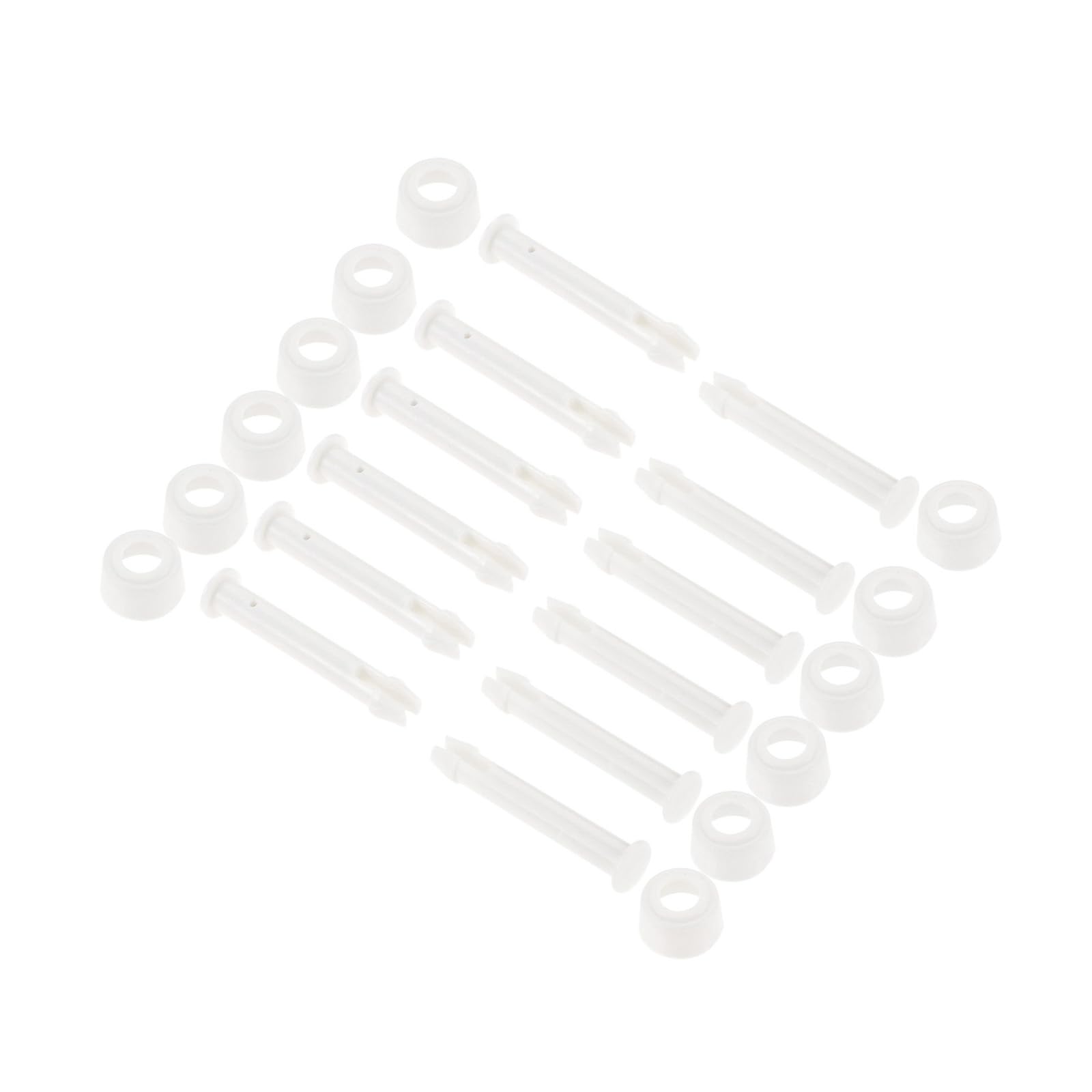 gohantee12 Pcs Swimming Pool Joint Pins with Seals Plastic, Swimming Pool Connector Pins Replacement for Intex 10-12Ft Above Ground Round Metal Frame Pools, Metal Frame Pools Replacement Parts(5.5cm)