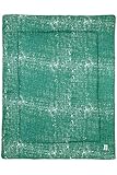 MEYCO Laufgittereinlage, Baumwolle, samtweichem Plüsch, Polyester, Emerald Green, 77x97cm