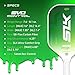 Selkirk Sport SLK Evo Control XL Pickleball Paddle | G8 Power Carbon Fiber Pickleball Paddle Face with Spinflex Surface and Rev-Control Polymer Core | Control Green XL