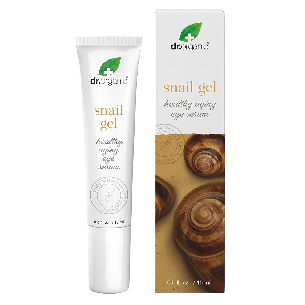 Dr.Organic Healthy Aging Eye Serum with Organic Snail Gel Extract, 0.5 fl oz
