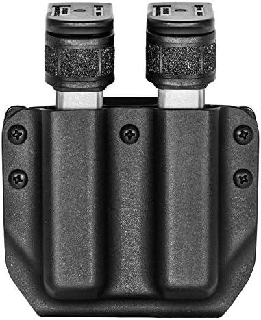 Amberide KYDEX Double OWB Universal Double Magazine Holster Fit: 9mm/.40 Double Stack Mag Carrier