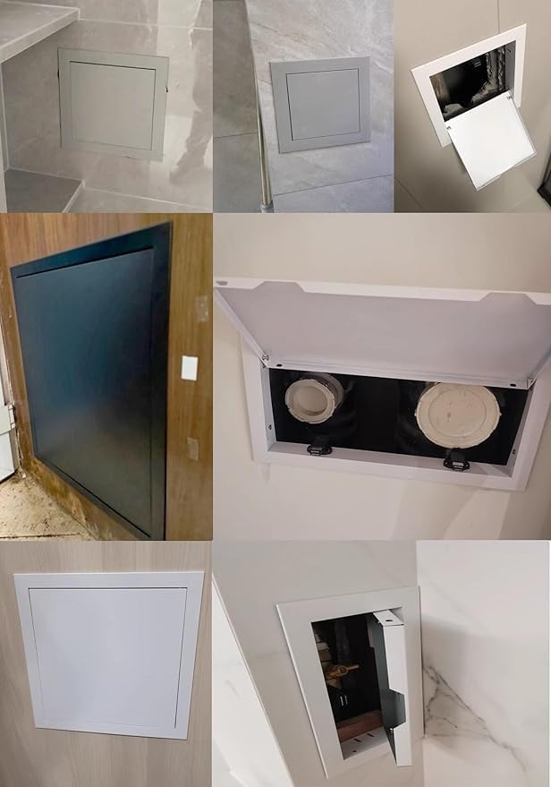 Evite romper paredes con la puerta de ático y panel de acceso para paneles yeso 6